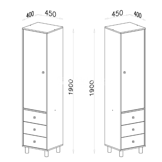 Spintelė FARO FR4 L/P Spintelė FARO FR4 L/P