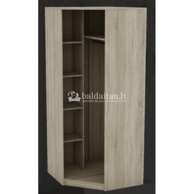 Kampinė spinta 85 200 su veidrodžiu Kampinė spinta 85 200 su veidrodžiu
