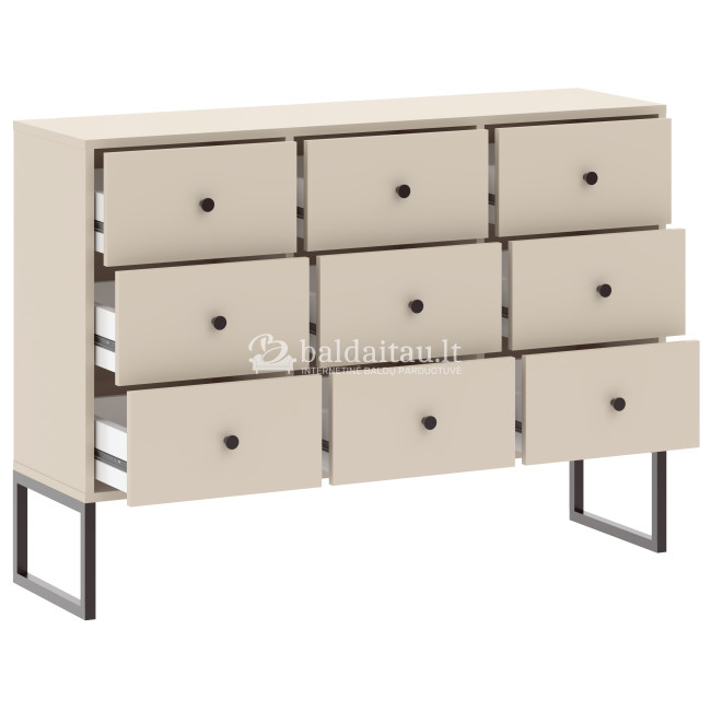 Komoda LINEA-KAŠMYRO 9S Komoda LINEA-KAŠMYRO 9S
