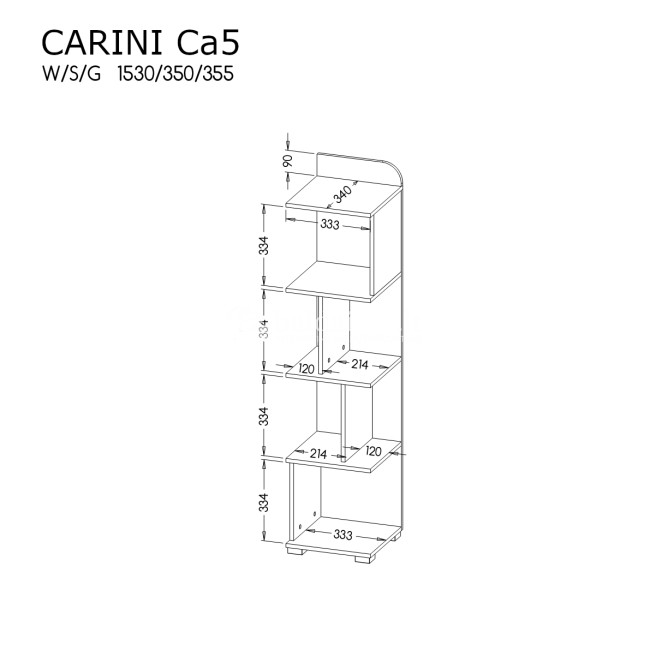 Pastatoma lentyna CARINI CA5 Pastatoma lentyna CARINI CA5