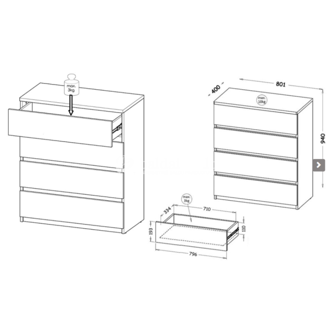 Komoda ARCO AR5 Komoda ARCO AR5