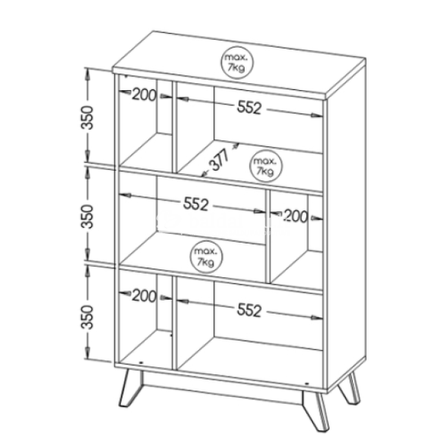 Pastatoma lentyna SVEN SV6 Pastatoma lentyna SVEN SV6