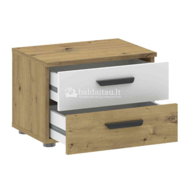 Naktinė spintelė BASIC TWO 2S Naktinė spintelė BASIC TWO 2S