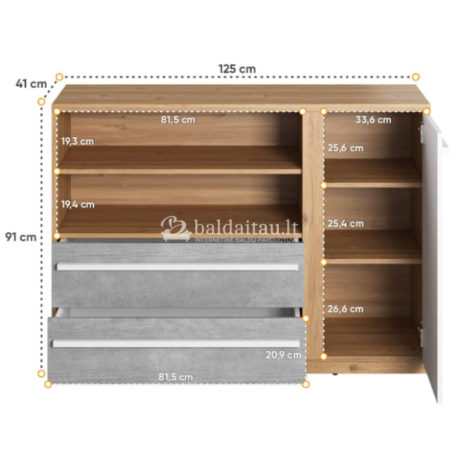 Komoda PLANO PN 05 Komoda PLANO PN 05