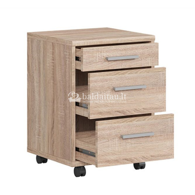Stalčių konteineris BRW OFFICE KON3S Stalčių konteineris BRW OFFICE KON3S