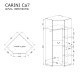 Kampinė spinta CARINI CA7 Kampinė spinta CARINI CA7