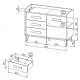 Komoda WERSO W6 Komoda WERSO W6