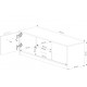 Tv spintelė TIPS 2D1S Tv spintelė TIPS 2D1S